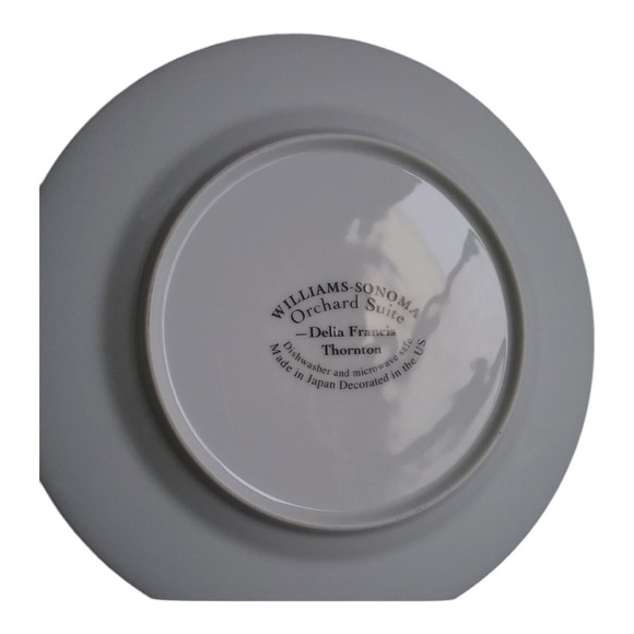 Williams - Sonoma Orchard Suite Cherry Peach Pear - Luncheon / Dessert Plates - Picture 5 of 6